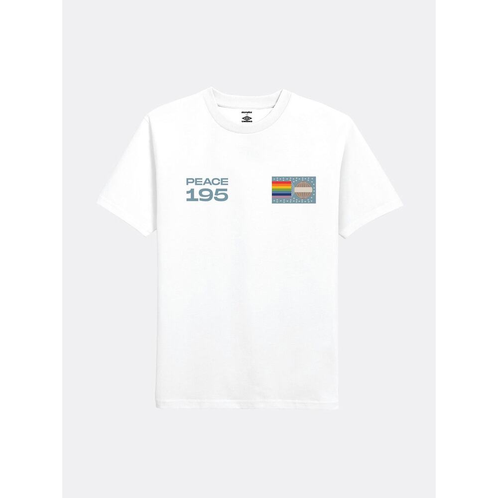 New - White - AK + Umbro - 195 SS Tee